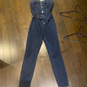 Small guess denim jumpsuit